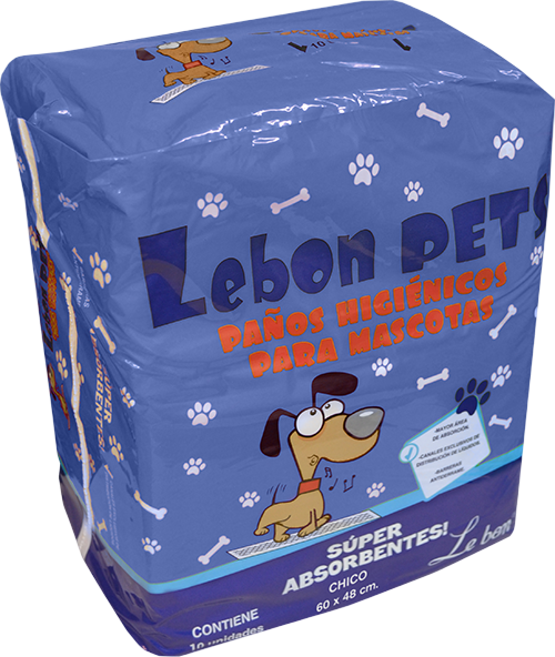 PAÑOS LEBON PETS CHICOS x10 (60x48cm)