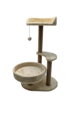 [0137] RASCADOR 3 NIVELES C/POMPON 70cm. (24360)