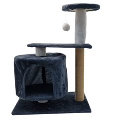 [0138] RASCADOR 3 NIVELES C/CASITA  65cm. (24362)