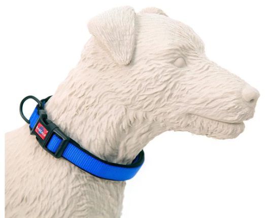 COLLAR ACOLCHADO AZUL L