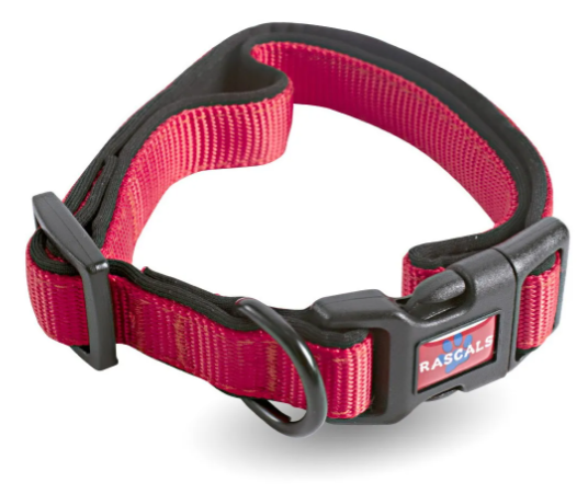 COLLAR ACOLCHADO ROJO L