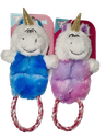 PELUCHE UNICORNIO C/CHIFLES Y TIRADOR (MC089)