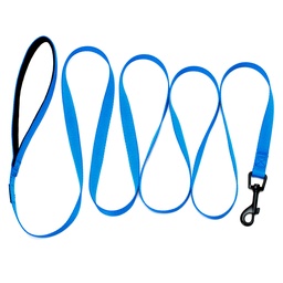 [2144] CORREA ACOLCHADA AZUL L 2.20mts.